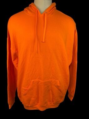 Fruit of the Loom (NWOT) Lot of 2-Orange / Yellow Pullover Hoodies Men’s 3XL
